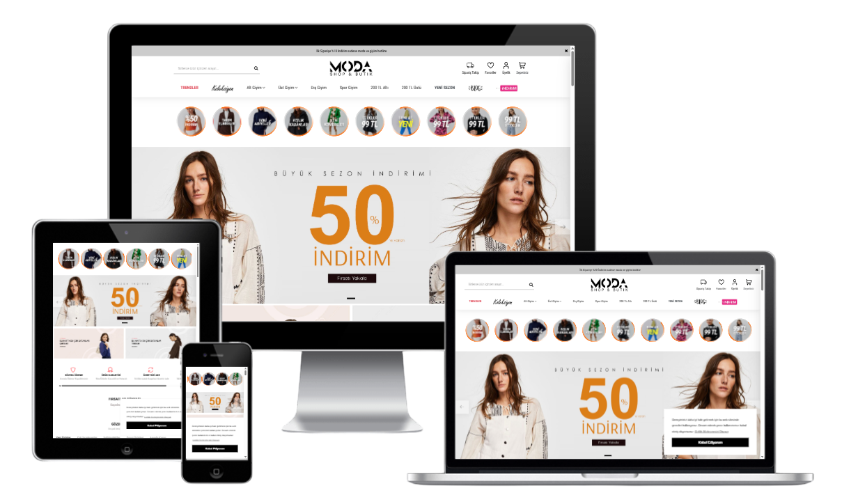 Giyim & Moda E-Ticaret Konsepti 5