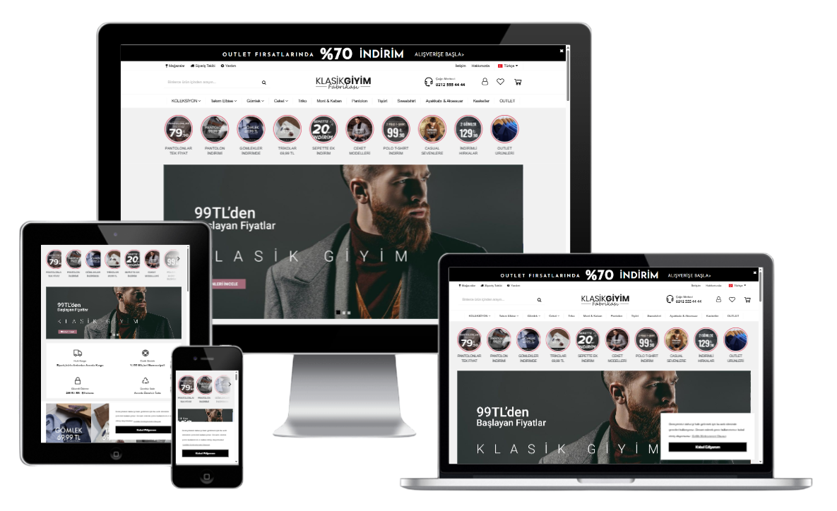 Giyim & Moda E-Ticaret Konsepti 4