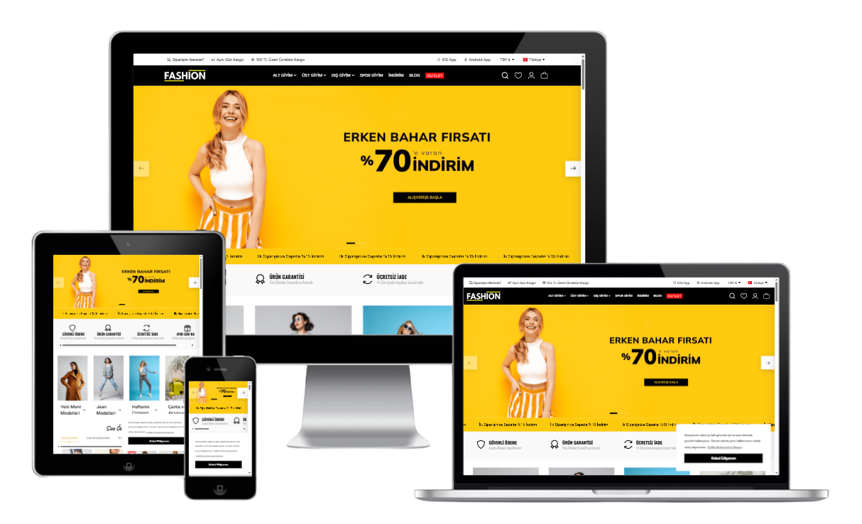 Giyim & Moda E-Ticaret Konsepti 9