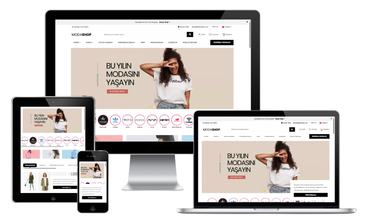 Giyim & Moda E-Ticaret Konsepti 1