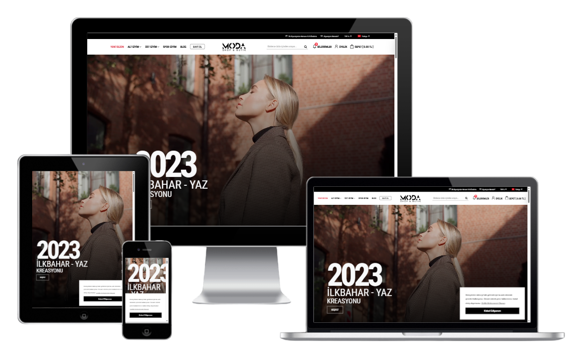 Giyim & Moda E-Ticaret Konsepti 6