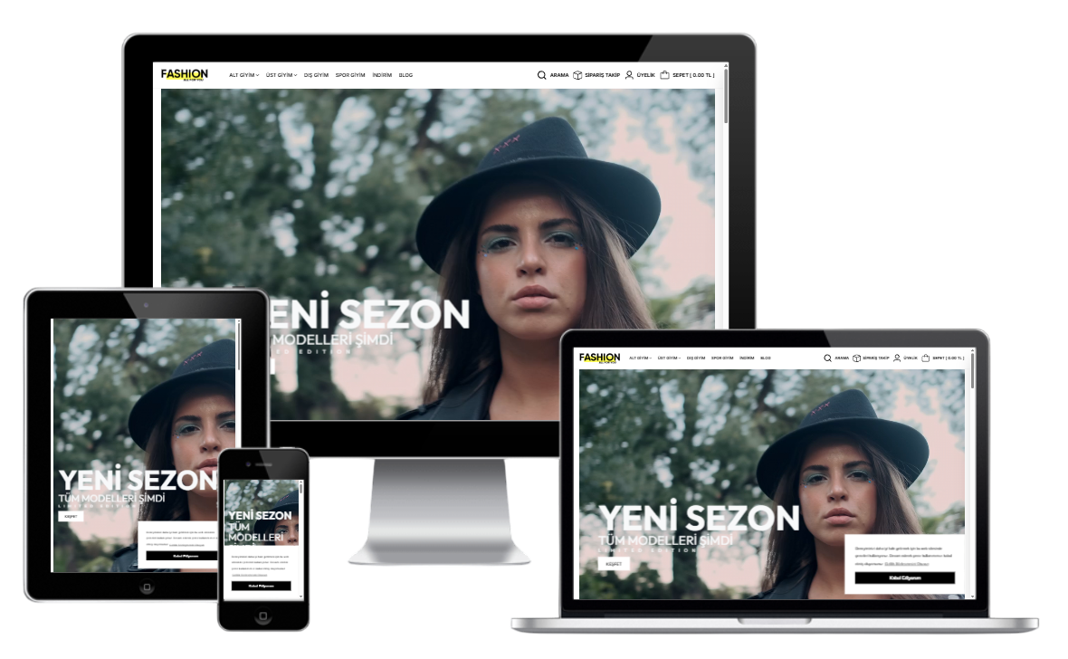 Giyim & Moda E-Ticaret Konsepti 7