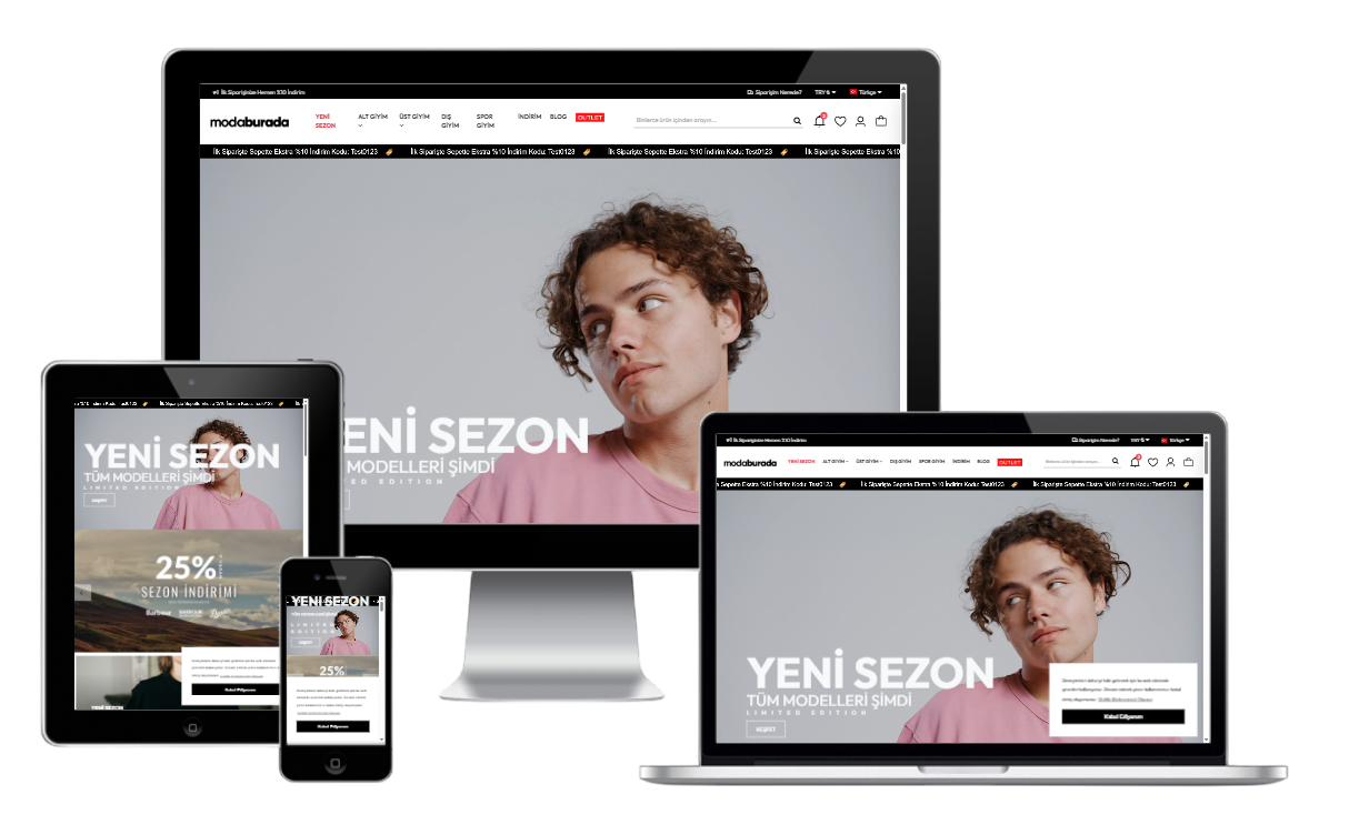 Giyim & Moda E-Ticaret Konsepti 8