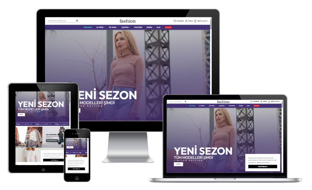 Giyim & Moda E-Ticaret Konsepti 11