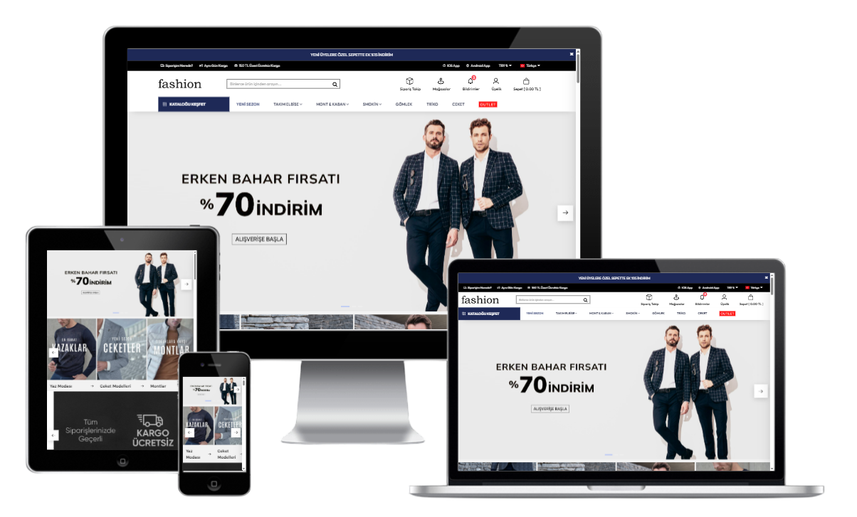 Giyim & Moda E-Ticaret Konsepti 13