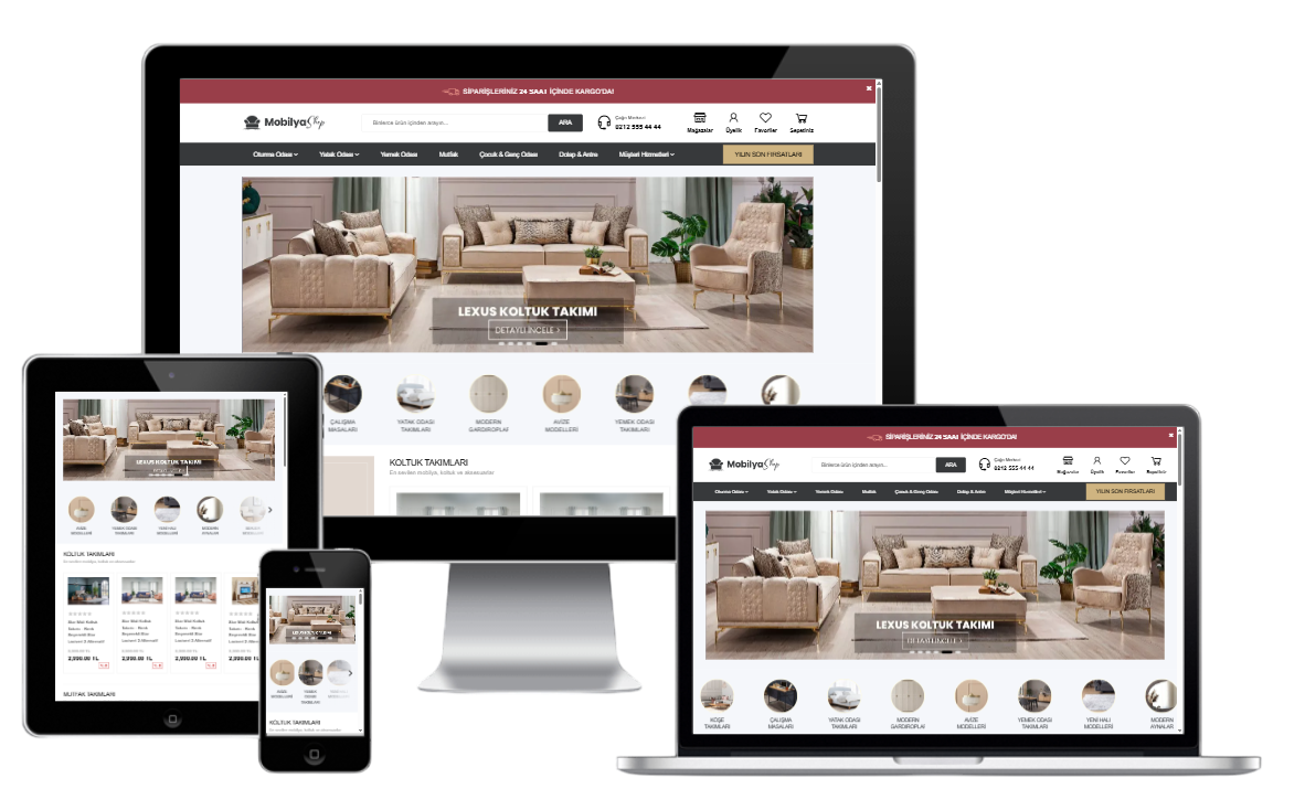 Mobilya Satış E-Ticaret Konsepti