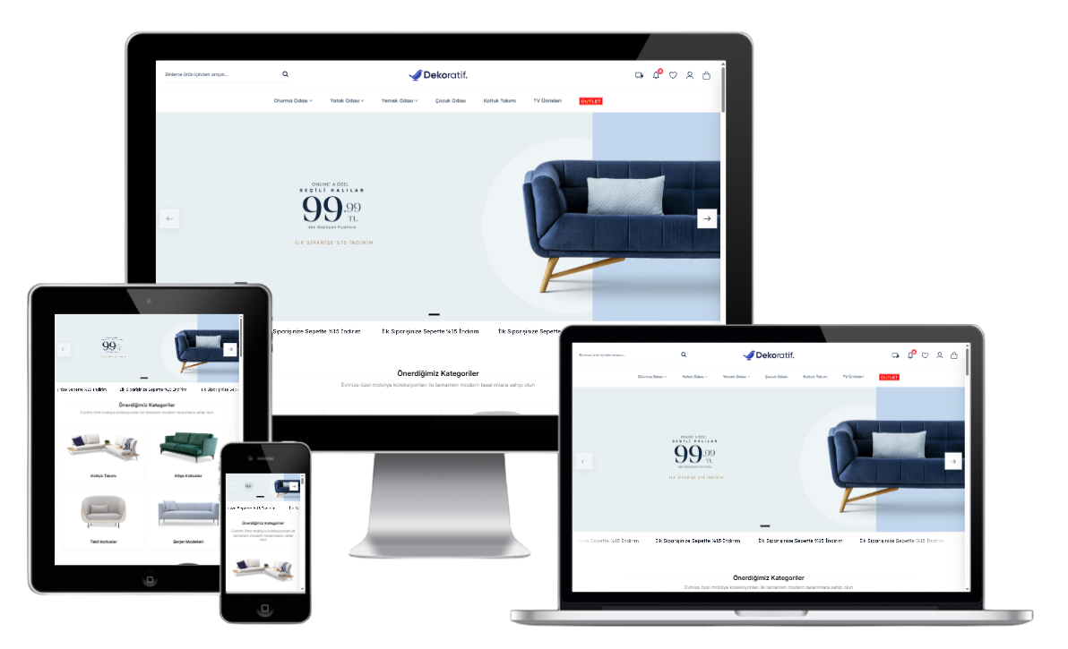Mobilya Satış E-Ticaret Konsepti 5