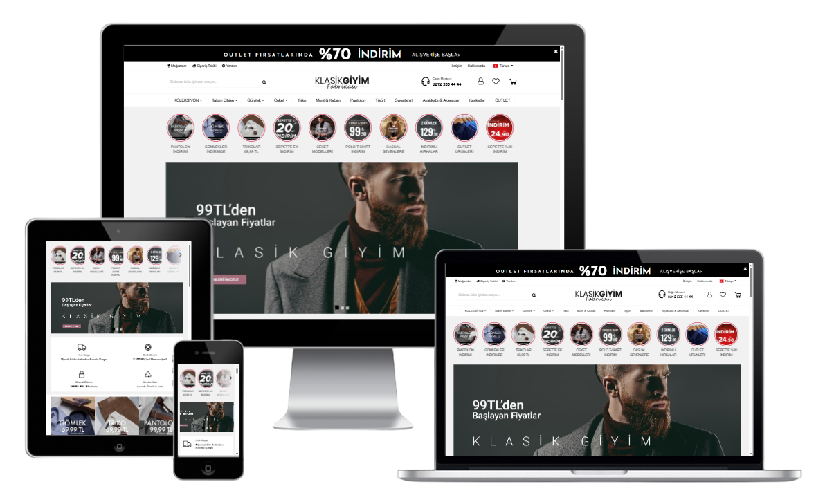 Giyim & Moda E-Ticaret Konsepti 4