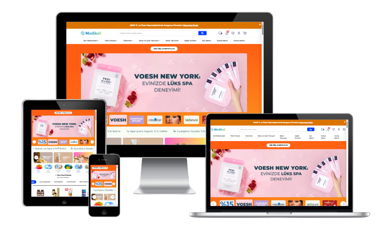 Medikal & Eczane E-Ticaret Konsepti 3
