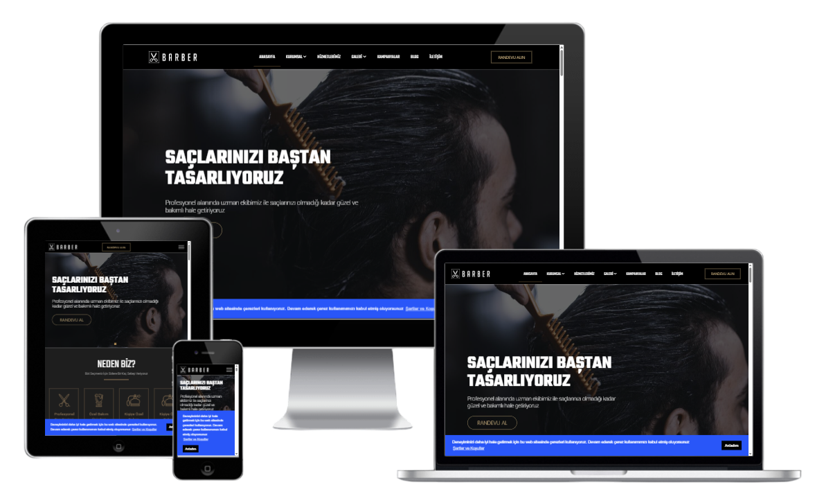 Kuaför & Berber Teması #1