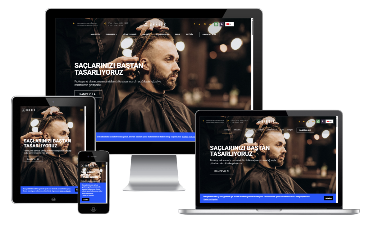 Kuaför & Berber Teması 2