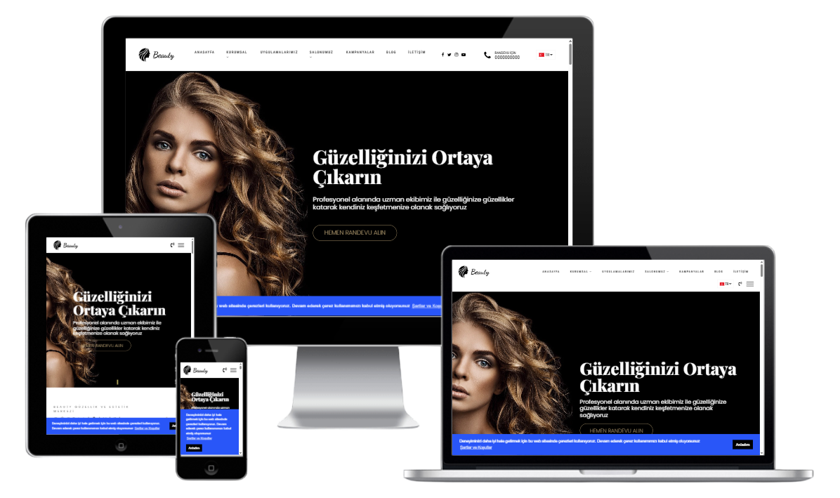 Güzellik & Bakım Merkezi Teması #1