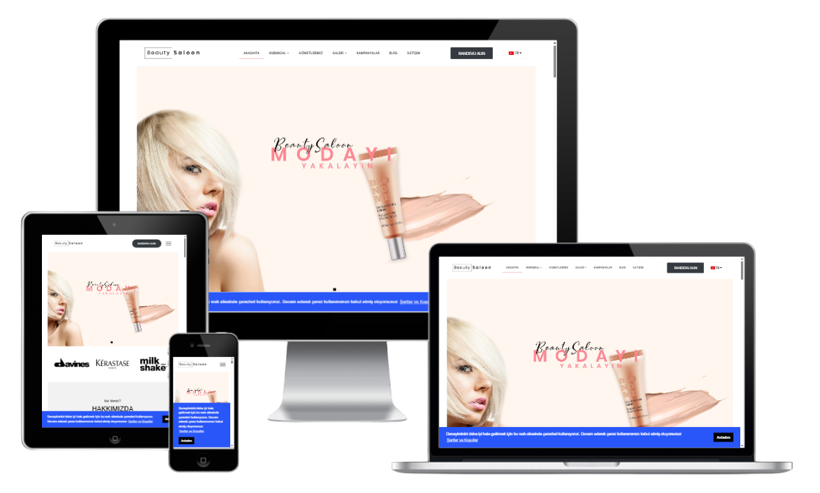 Güzellik & Bakım Merkezi Teması 3