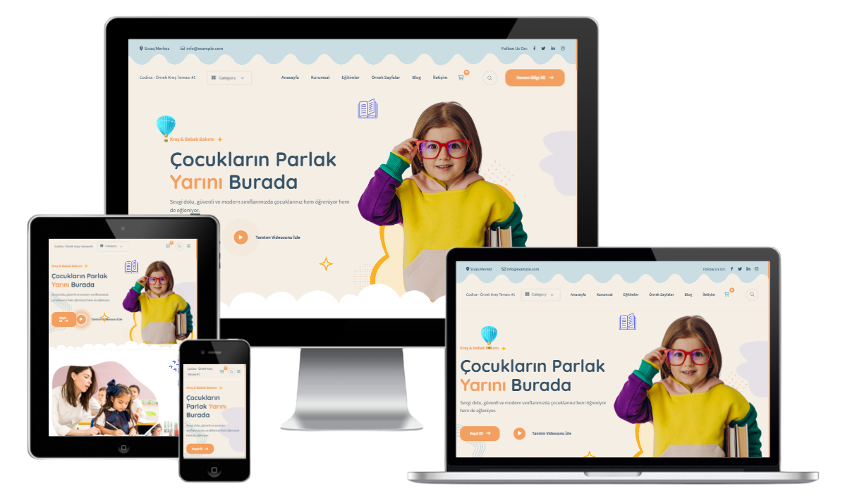 Kreş & Anaokulu Teması 2