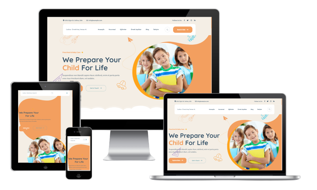 Kreş & Anaokulu Teması 3