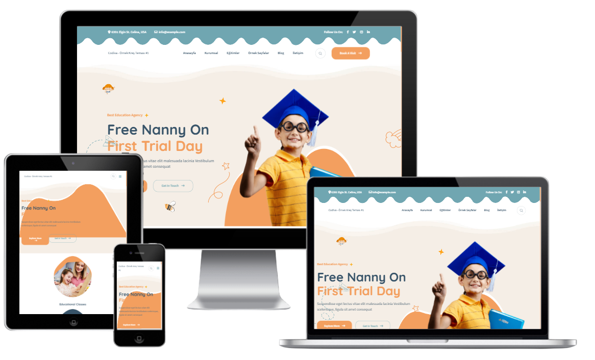 Kreş & Anaokulu Teması 5